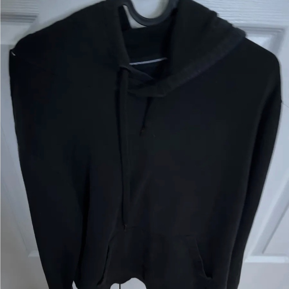 Aeropostal Hoodie Men’s Sz M Aero New York Black, Kangaroo Pocket